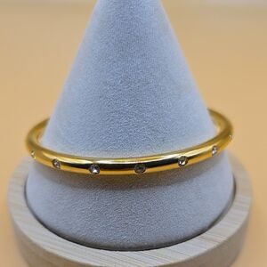 Vintage Swarovski "Polka Dot" Pave Crystal Bangle